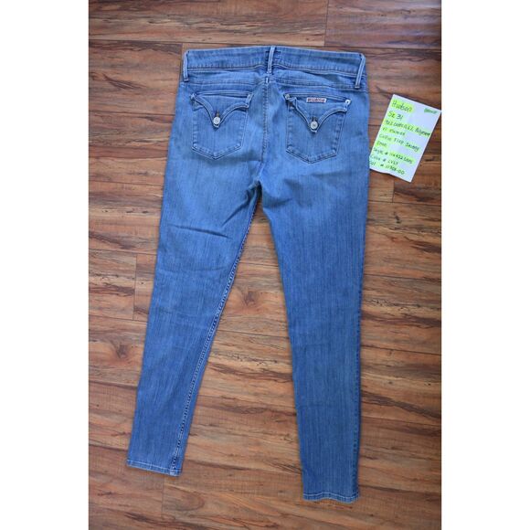 Hudson Women’s Collin Flap Skinny Jeans – Size 31 (Style NW422DMS, Color LVLY) - Picture 4 of 7